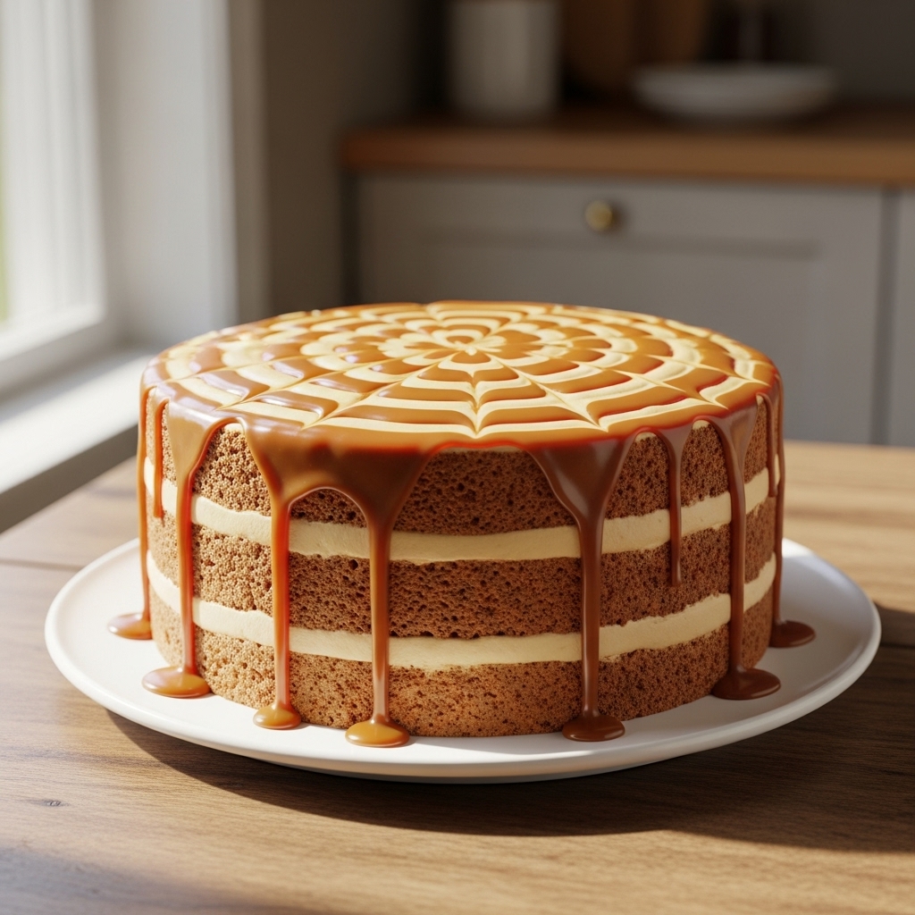 Caramel Swirl Cake
